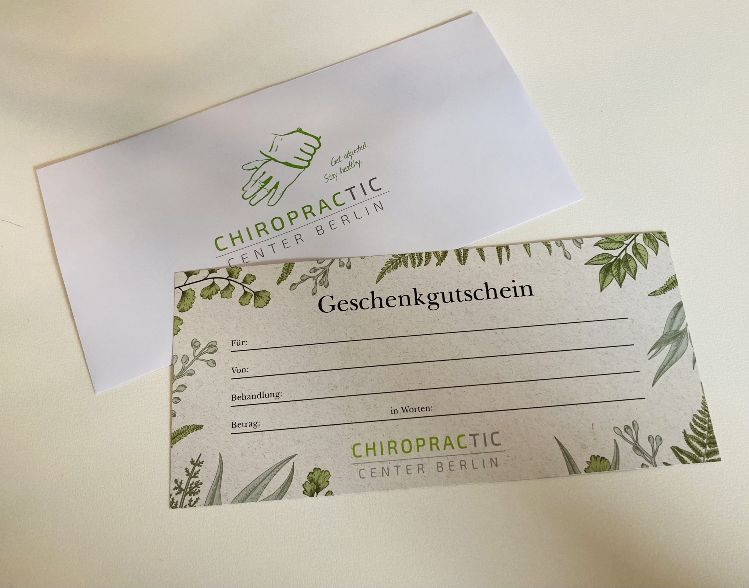 Gutschein Chiropraktik Berlin Geschenk